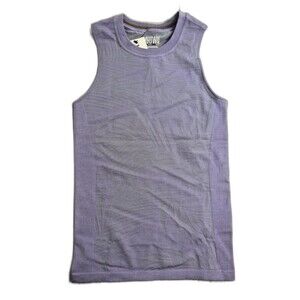 Smartwool Intraknit Merino Base Layer Cycle Tank Top, Women's S, Purple